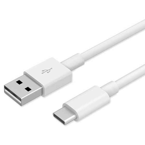 כבל מקורי לגלקסי 8 USB-A ל-USB-C לבן ללא אריזה Samsung