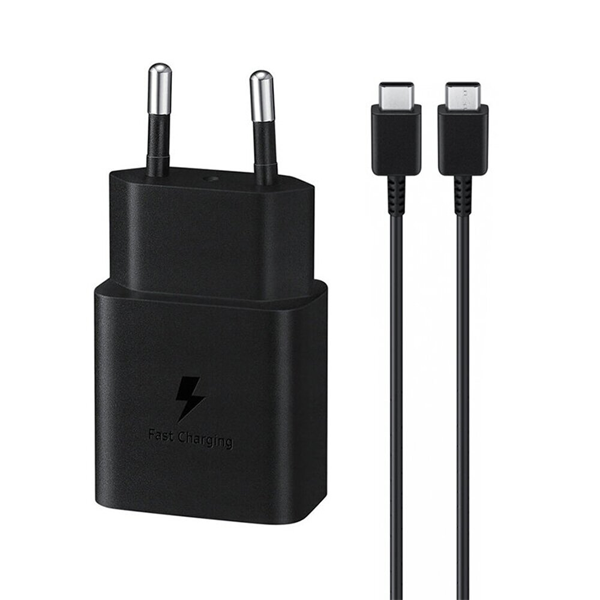 מטען מקורי סמסונג 25W שחור מהיר במיוחד Samsung 25W Super Charger