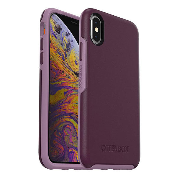 מגן כיסוי OtterBox Symmetry סגול לאייפון X/XS הכיסוי החזק בעולם