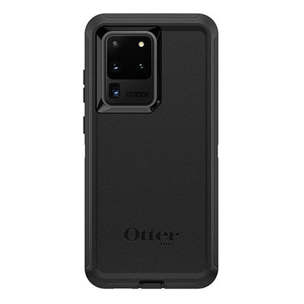 מגן כיסוי OtterBox Defender שחור לגלקסי S20 Ultra הכיסוי החזק בעולם