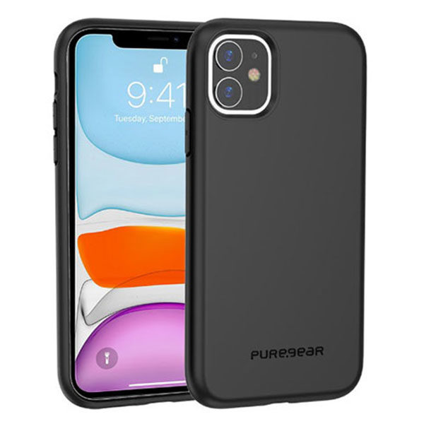 מגן כיסוי קומבו DuelTek Slim שחור לאייפון 11 מבית PureGear