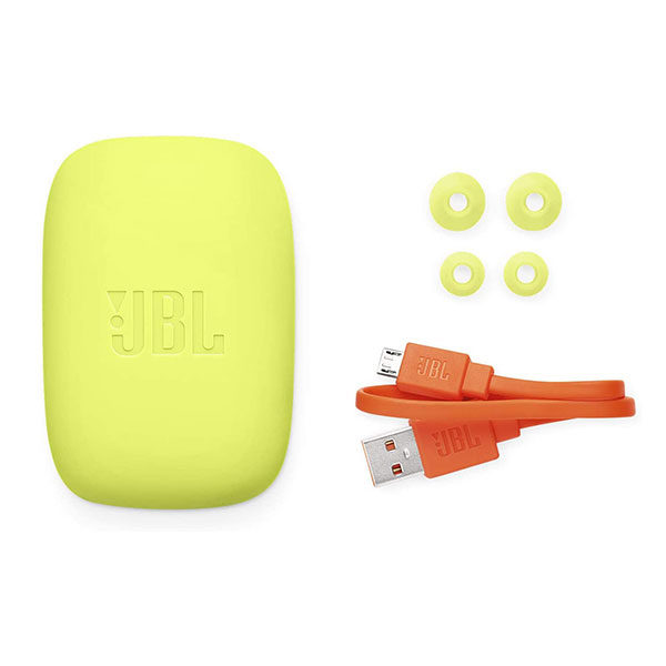 אוזניות ספורט אלחוטיות JBL Endurance Jump עם חיי סוללה ארוכים צהוב