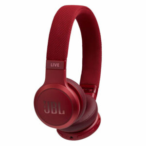 אוזניות JBL Live 400 BT קשת אלחוטיות עם סאונד איכותי אדום