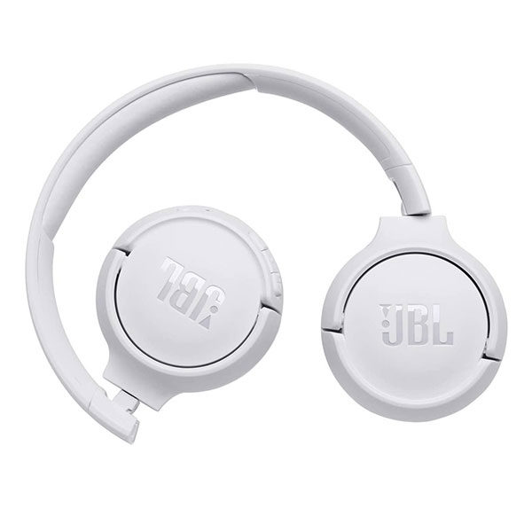 אוזניות JBL Tune 500BT קשת אלחוטיות עם מיקרופון מובנה לבן