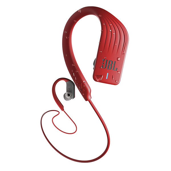 אוזניות ספורט אלחוטיות JBL Endurance Sprint עמידות בפני מים אדום