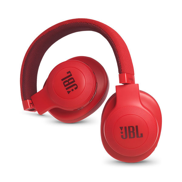 אוזניות JBL E55BT קשת אלחוטיות בעלות צליל מרחבי אדום