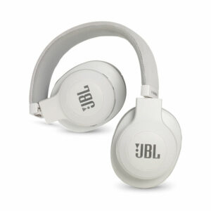 אוזניות JBL E55BT קשת אלחוטיות בעלות צליל מרחבי לבן