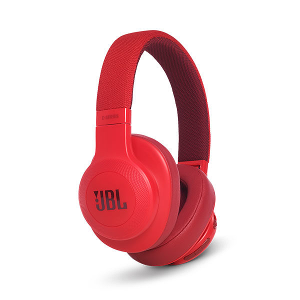 אוזניות JBL E55BT קשת אלחוטיות בעלות צליל מרחבי אדום