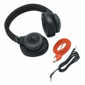 אוזניות JBL E65BTNC קשת אלחוטיות עם בס עוצמתי וסינון רעשים שחור