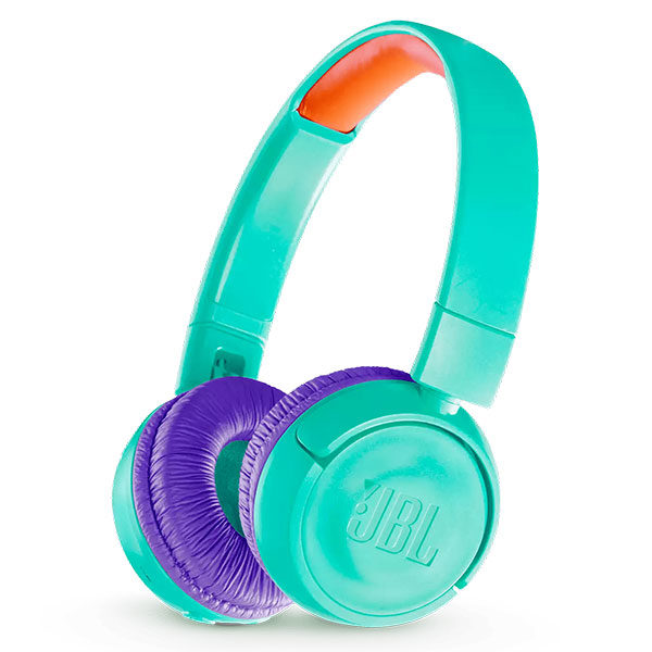 אוזניות JBL JR300BT קשת אלחוטיות לילדים עם סאונד איכותי וצלול טורקיז