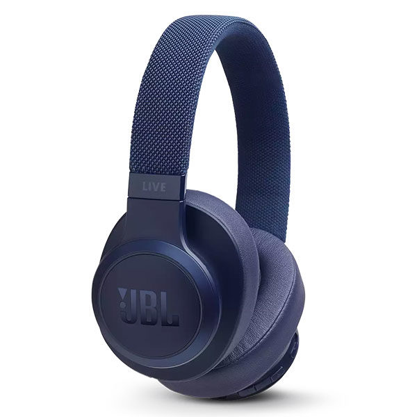 אוזניות JBL Live 500 BT קשת אלחוטיות עם חיי סוללה ארוכים כחול