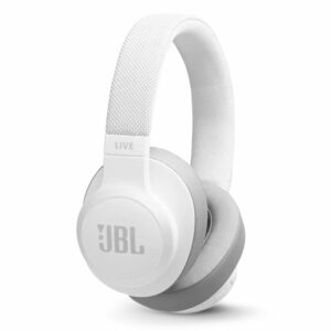 אוזניות JBL Live 500 BT קשת אלחוטיות עם חיי סוללה ארוכים לבן