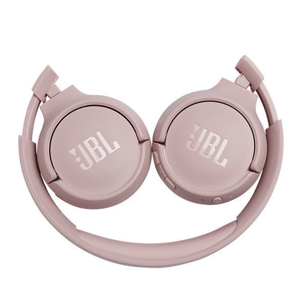 אוזניות JBL Tune 500BT קשת אלחוטיות עם מיקרופון מובנה ורוד