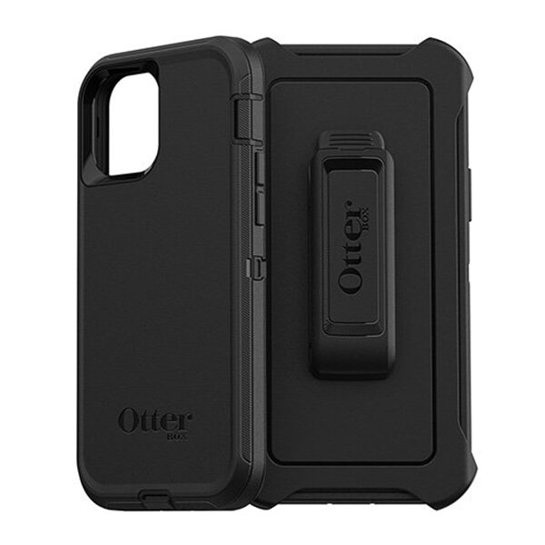 מגן כיסוי OtterBox Defender שחור לאייפון 12 הכיסוי החזק בעולם