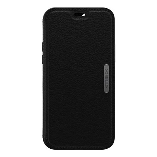 מגן כיסוי ספר OtterBox Strada שחור לאייפון 12 הכיסוי החזק בעולם