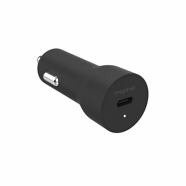 מטען מהיר לרכב בעל יציאת USB-C בהספק 18 וואט Mophie