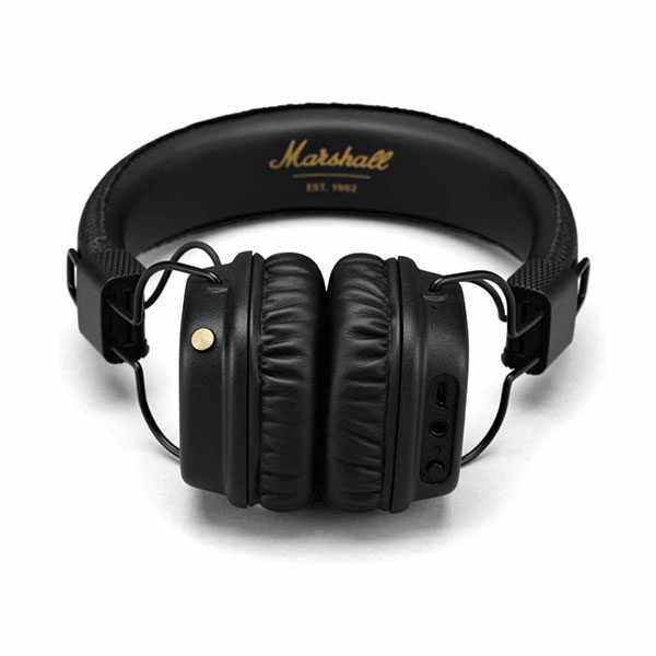 אוזניות קשת אלחוטיות Marshall Major 2 Bluetooth יוקרתיות שחור