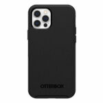 מגן כיסוי OtterBox Symmetry שחור לאייפון 12 פרו תומך MagSafe