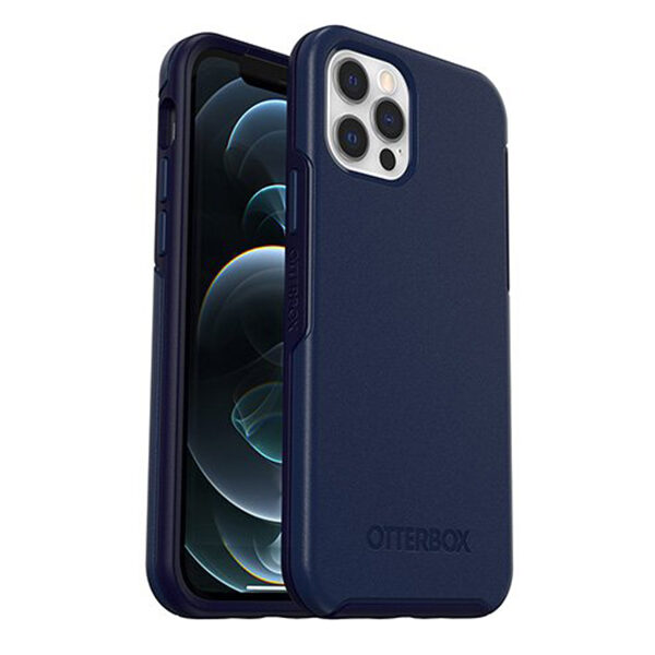 מגן כיסוי OtterBox Symmetry כחול לאייפון 12 פרו תומך MagSafe