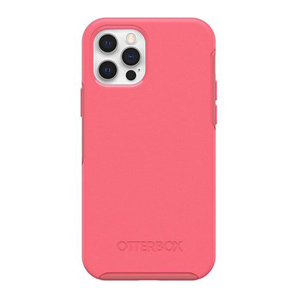 מגן כיסוי OtterBox Symmetry ורוד לאייפון 12 פרו תומך MagSafe