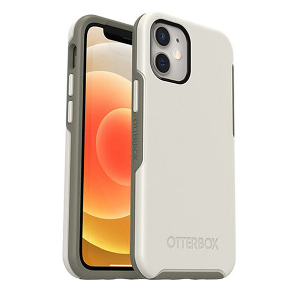 מגן כיסוי OtterBox Symmetry לבן לאייפון 12 מיני תומך MagSafe