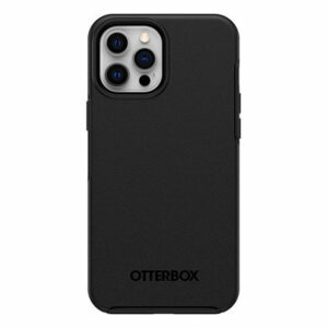 מגן כיסוי OtterBox Symmetry שחור לאייפון 12 פרו מקס תומך MagSafe