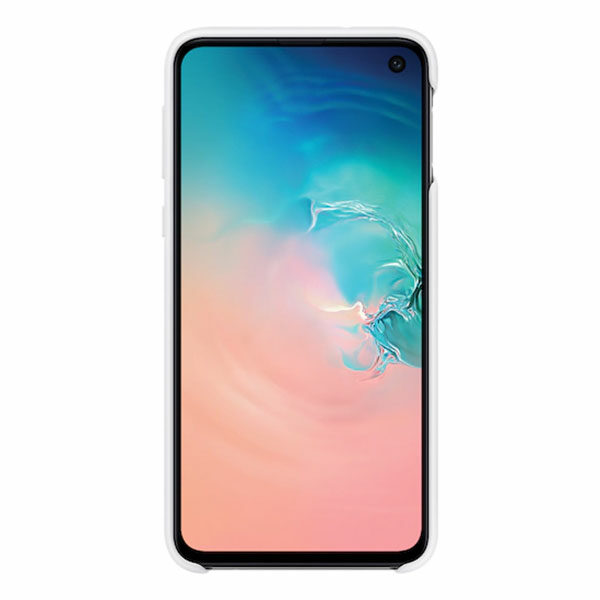 כיסוי סיליקון רך ונעים לגלקסי S10e מקורי לבן Samsung Silicone Cover