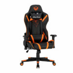 כסא גיימינג שחור כתום מתכוונן MeeTion Gaming Chair CHR15