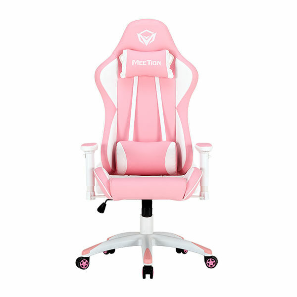 כיסא גיימינג ורוד מתכוונן MeeTion Gaming Chair CHR16