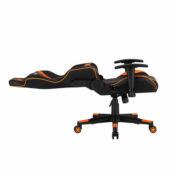 כסא גיימינג שחור כתום מתכוונן MeeTion Gaming Chair CHR15