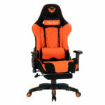 מושב גיימינג שחור כתום מקצועי עם מסאז' MeeTion Gaming Chair CHR25