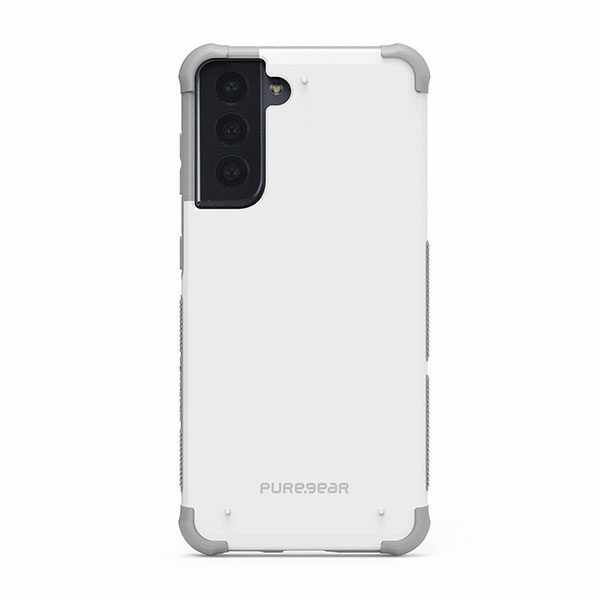 כיסוי לגלקסי S21 חזק לבן קומבו PureGear DualTek