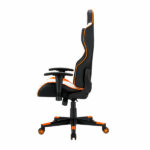 כסא גיימינג שחור לבן כתום מתכוונן MeeTion Gaming Chair CHR15