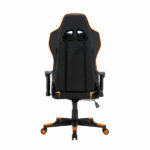 כסא גיימינג שחור לבן כתום מתכוונן MeeTion Gaming Chair CHR15