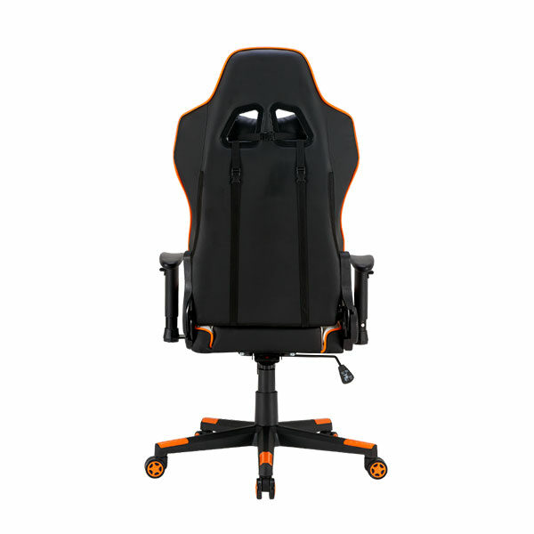 כסא גיימינג שחור לבן כתום מתכוונן MeeTion Gaming Chair CHR15