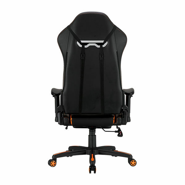 מושב גיימינג שחור כתום מקצועי עם הדום MeeTion Gaming Chair CHR22