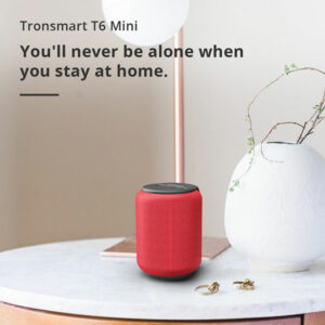 רמקול אלחוטי Tronsmart T6 Mini אדום קומפקטי וחזק עם חיי סוללה ארוכים