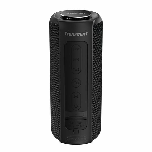 רמקול נייד Tronsmart T6 Plus שחור עם סאונד צלול ועוצמתי