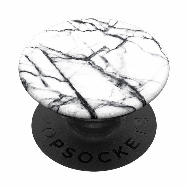 פופסוקט מחזיק לסמארטפון שיש לבן PopSocket Abstract Dove White Marble