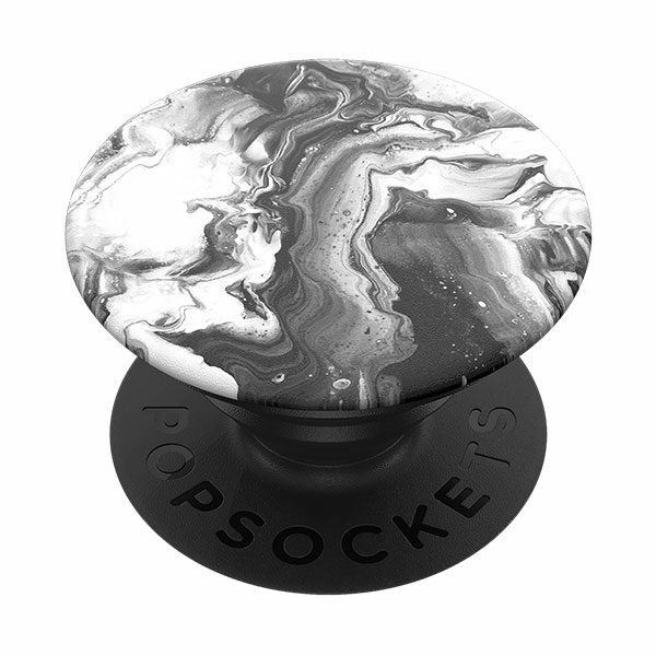 פופסוקט מחזיק לסמארטפון שיש שחור PopSocket Abstract Ghost Marble