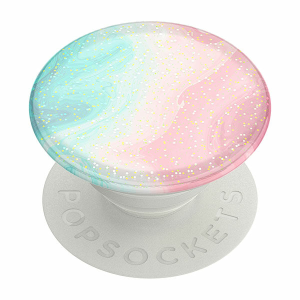 פופסוקט תופסן לסמארטפון חופי אפרסק PopSocket Glitter Peach Shores