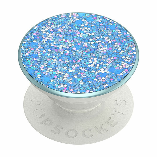 פופסוקט תופסן לסמארטפון כחול נצנצים PopSocket Sparkle Tidal Blue