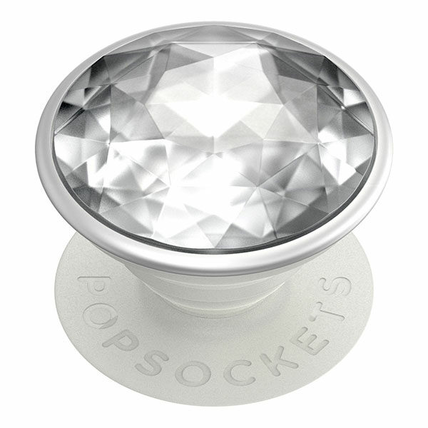 פופסוקט מחזיק לסמארטפון דיסקו כסוף PopSocket Disco Crystal Silver