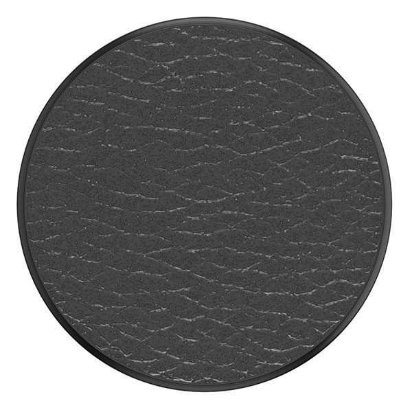 פופסוקט תופסן לסמארטפון עור דמוי PopSocket Pebbled Vegan Leather Black