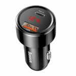 מטען מהיר לרכב לשני מכשירים בהספק 45 וואט Baseus Car Charger