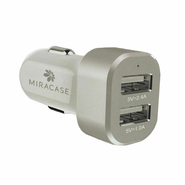 ראש מטען לרכב מהיר עם 2 יציאות 3.4 אמפר Miracase Car Charger