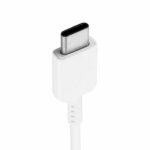 כבל סמסונג USB-A ל-USB-C מקורי לבן באורך 1 מטר לטעינה מהירה Samsung