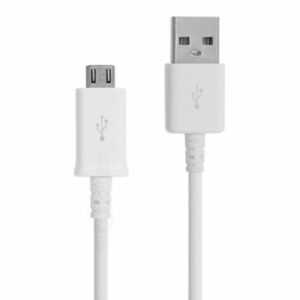 כבל סמסונג מקורי Micro USB ל-USB-A באורך 0.7 מטר לבן Samsung