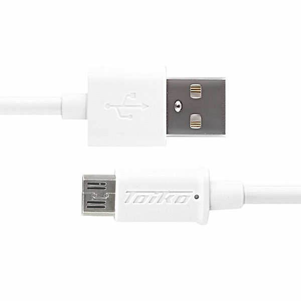 כבל טעינה והעברת נתונים באורך 2 מטר Toiko Micro USB