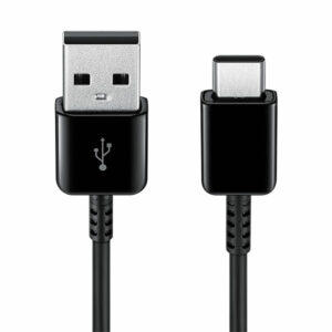 כבל סמסונג USB Type C מקורי לטעינה והעברת נתונים שחור Samsung